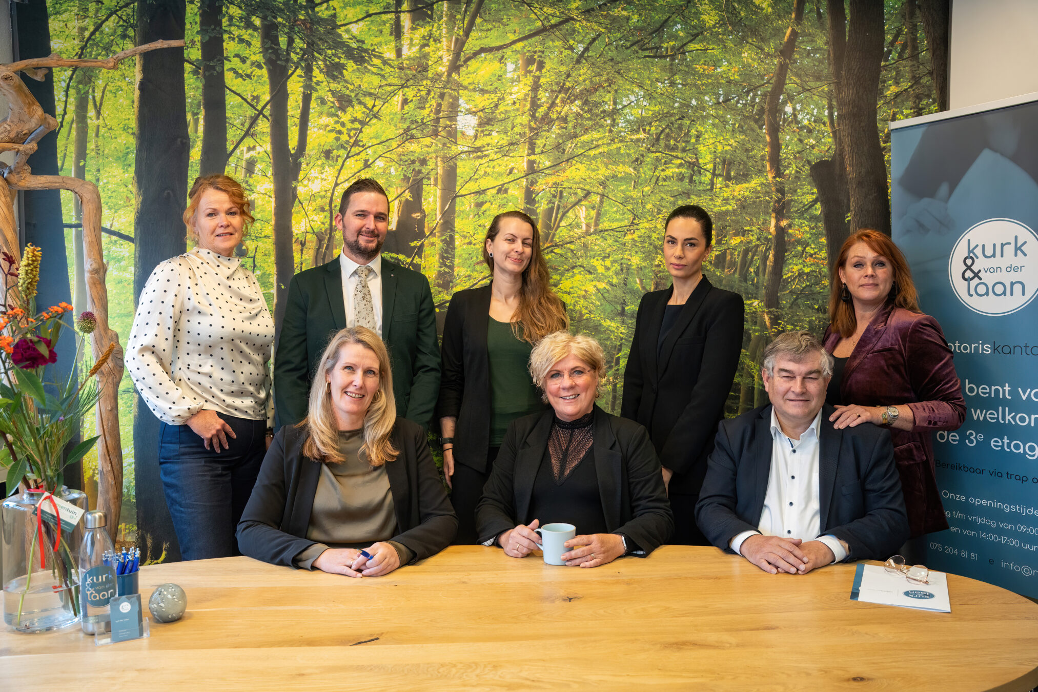Het team van Notariskantoor Kurk & Van der Laan